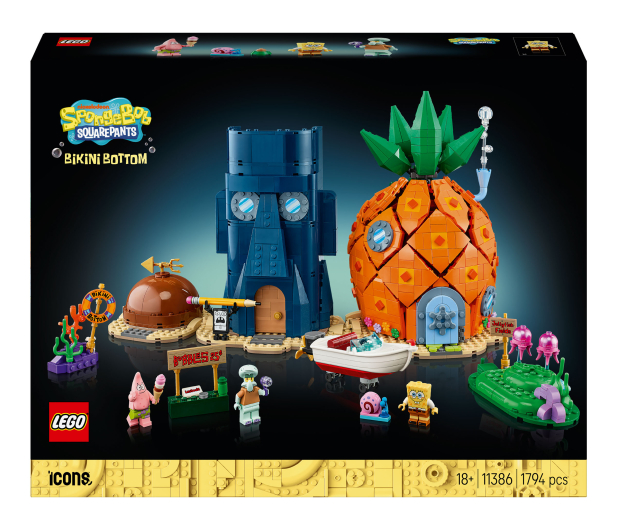 LEGO 11386 ICONS SpongeBob Kanciastoporty: Bikini Dolne - 1596587 - zdjęcie